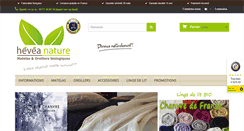 Desktop Screenshot of hevea-nature.fr